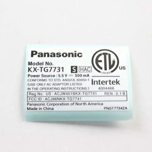 Panasonic PNGT7734Z Name Plate AL