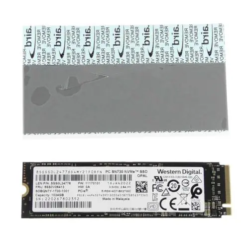 Lenovo 5SD0Y69836 SSD ASM SSD 1TBG M.2 2280 WD O