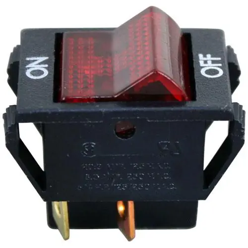 Vulcan 00-819871-00002 SWITCH ON/OFF BLACK ROCKER W/