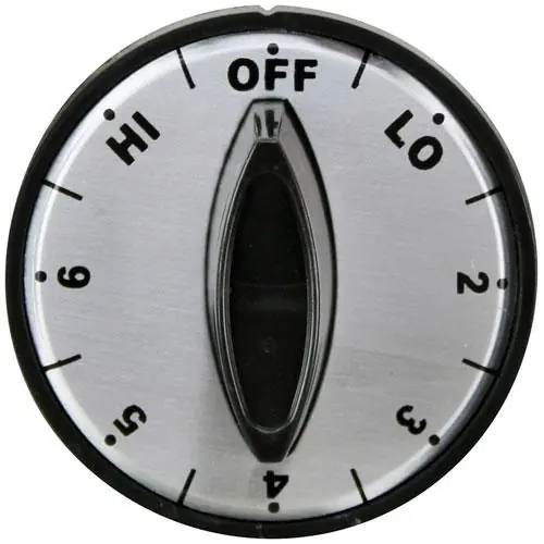 Henny Penny 22046 KNOB 2 D OFF-LO-2-6-HI