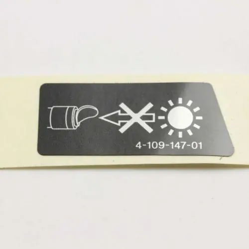 Sony 4-109-147-01 PLASTIC LABEL W/PSA