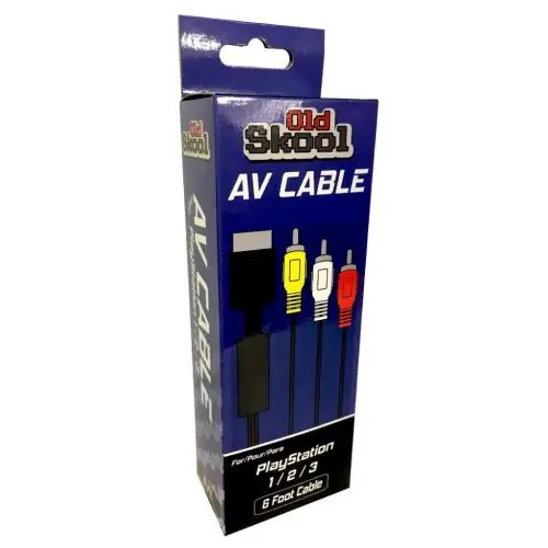 Video Gaming OS-2208 Sony PS1 PS2 PS3 AV Cable