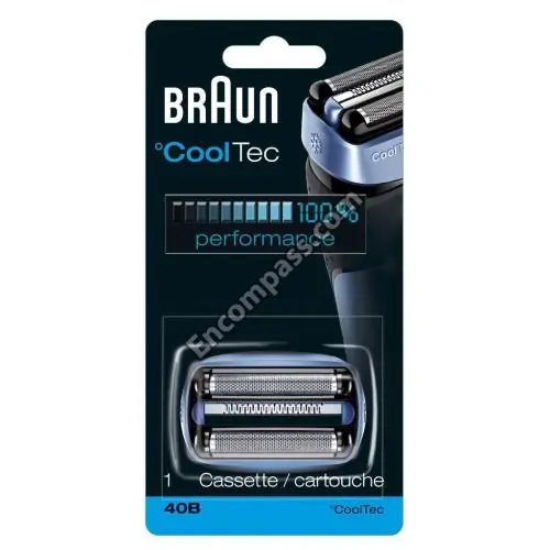 Braun 81671689 40B Black Cartridge