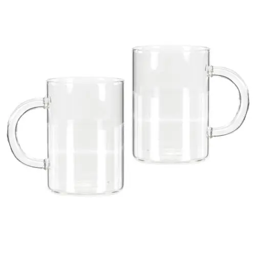 Delonghi AS00001755 Coffee Glasses Pack of 2