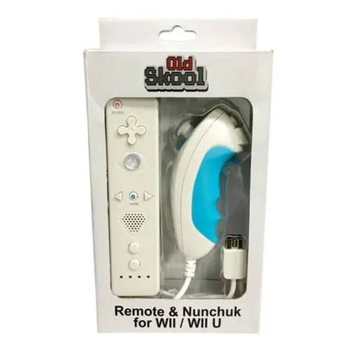 VIDEO GAMING OS-6480 NINTENDO WII REMOTE AND NUNCHU