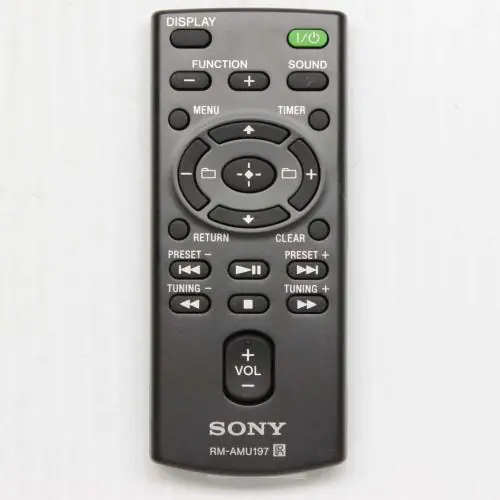 Sony 1-492-745-11 Remote Control RM-AMU197