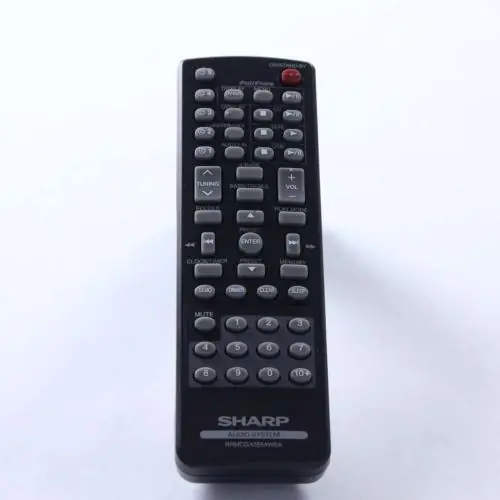 Sharp RRMCGA255AWSA Remote Control