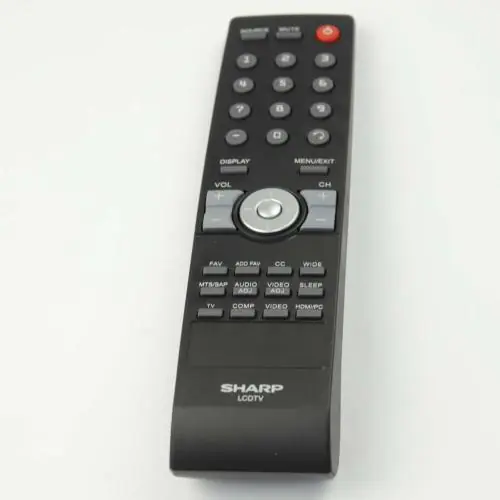 Sharp 9JRR8BD9NESHR Remote Control RC2443802/01 FO