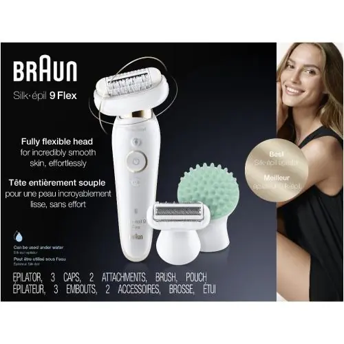 Braun 81773069 LEGEPIL SES9020 3D WHTGLD BX N