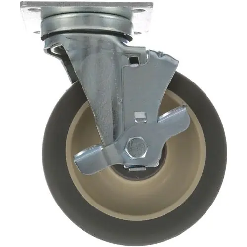 Vulcan 00-497001-00002 Plate Mnt Castr W/Brk 5 W 3-1/