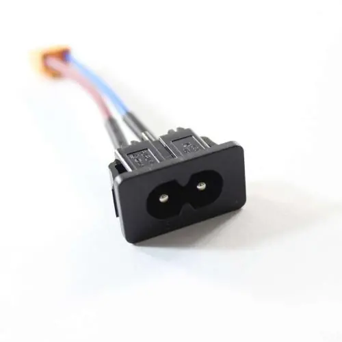 Sony 9-885-217-26 AC Inlet Jack W/Red-Blue Wires