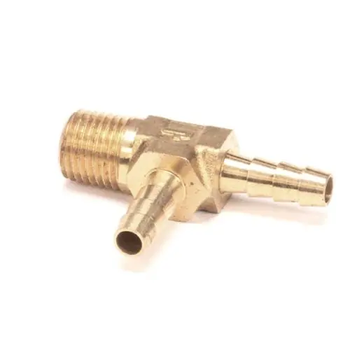 Cleveland 106588 FTG Hose Barb Tee 1/4 MLE Run