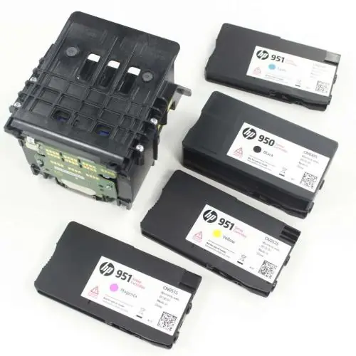 HP CR322A PRINTHEAD W/ CARTRIDGES KIT