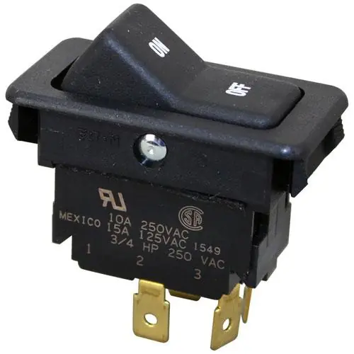 Groen Z088876 Rocker Switch 7/8 x 1-5/8 DPST