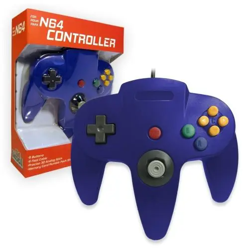 Video Gaming OS-6619 Nintendo 64 Controller Blue