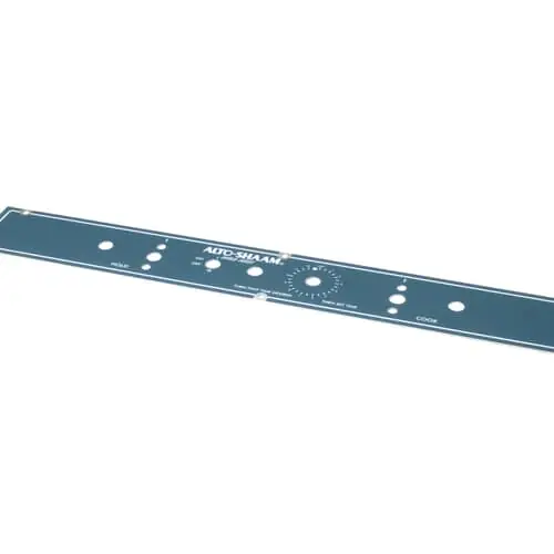 Alto Shaam 4537 Pnlovrlyasb Control Panel Overlay