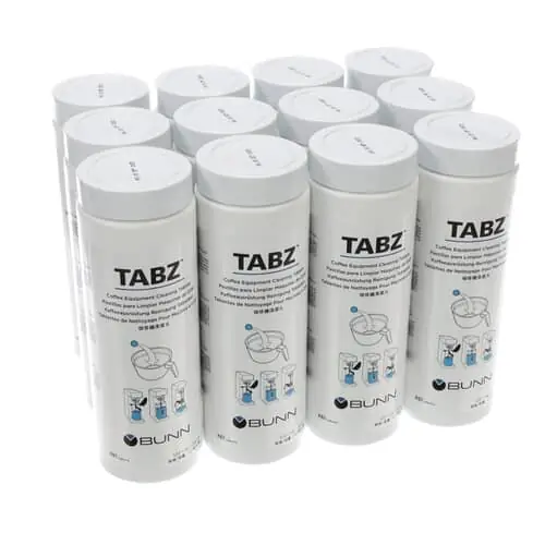 Bunn 39637.0004 Cleaner, Brewer Tabz 12/Case