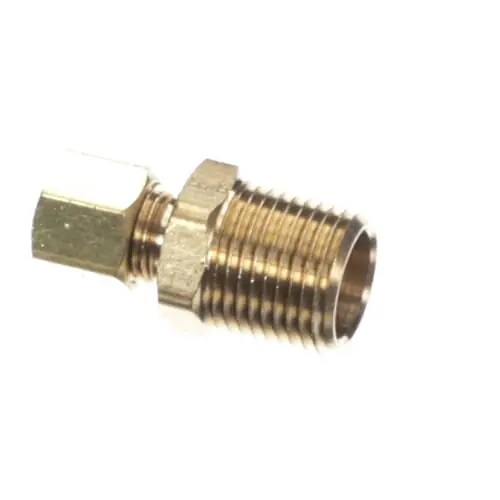 Crown Steam 9768-5 Brass Comp. Conn; 1/4 T X 3/8 MPT
