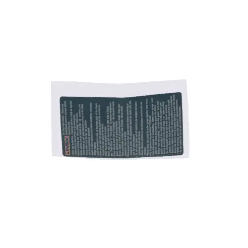 Bosch Tools 2610950041 Warning Label