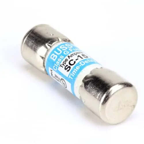 BKI F0097 Fuse, 15A 300V Sc15 Time Delay