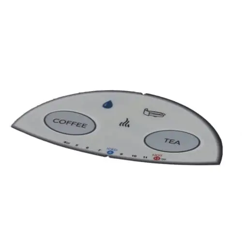 Bunn 36891.0102 Decal, Control Panel Mca Am (t)