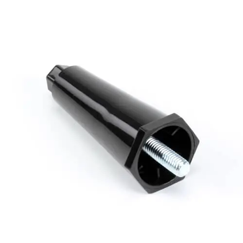 BKI L0041 Leg Black Hex Foot