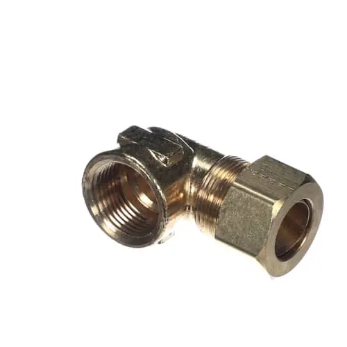 Crown Steam 9740-16 Brass Comp. 90Deg Elbow; 1/2T X 3/4 FP
