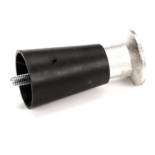 Turbochef HHB-3205 Leg Black Plastic NGC - Non-Starbucks