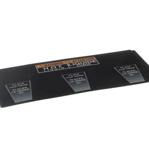 Bunn 28328.7013 Decal,cup Placement Imix-3 Pc Eng/fre