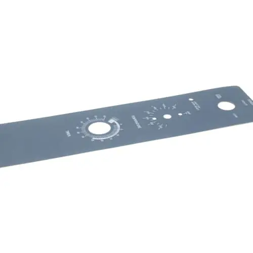 Duke 155361 Label, E-Series Cntl Pnl (Top) Replacement MPN