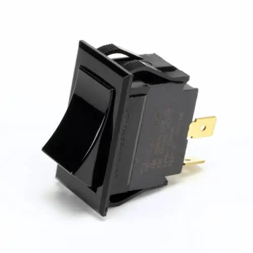 BKI S0367 Switch Rocker DPST 250V Black