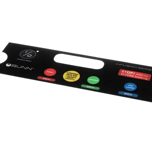 Bunn 36367.0056 Overlay, Itcb Four Button (Mcd)
