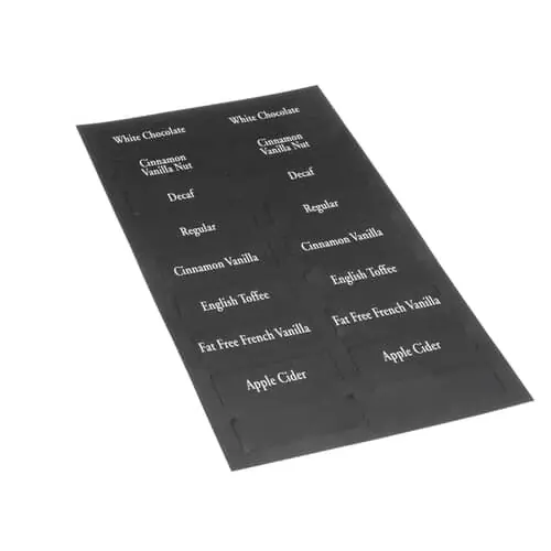Bunn 26537.0003 Flavors Decal