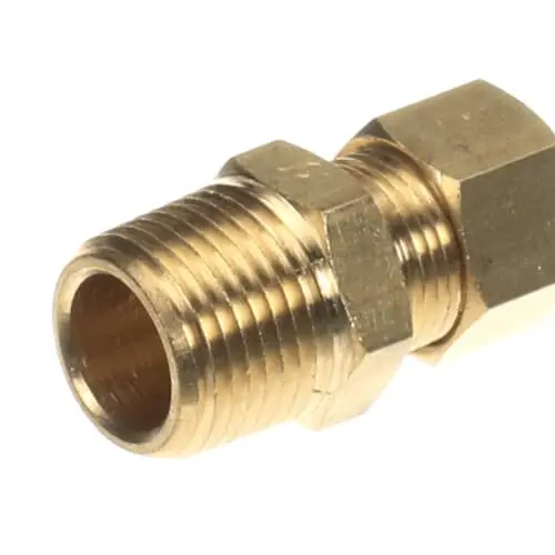 Crown Steam 9768-9 Brass Comp. Conn T X 3/8 Mpt