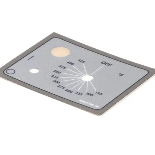Cleveland KE601109-1 Label Fahrenheit Dial S Et15