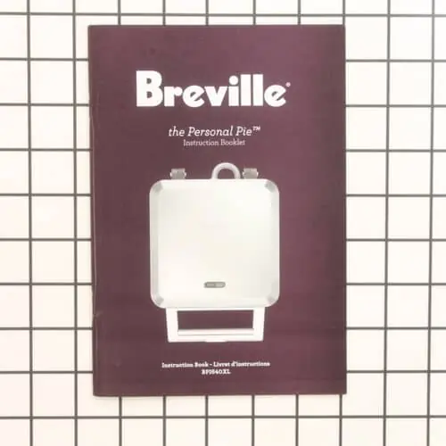Breville SP0014598 Instruction Book