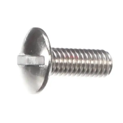 Crown Steam M33S-1032-12 Truss Head Screw, Slot, 10-32 X 1/2, S.S