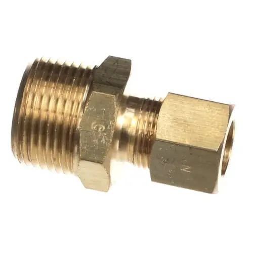 Crown Steam 9768-15 Brass Comp. Conn; 1/2 T X 3/4 MPT