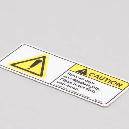 BKI N0163 Decal, Remove Caps, Clean