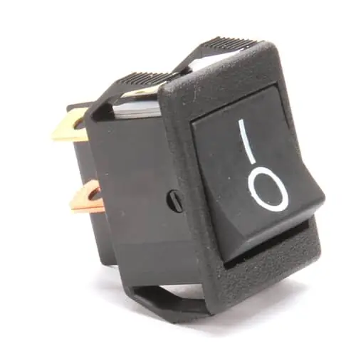 Duke 157886 Switch, Non-Lit 20A DPST Hi-Temp, IO Styl