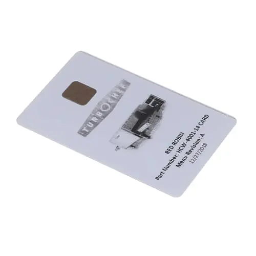 Turbochef HCW-4001-14CARD Menu Card Programmed Hhc 2620 Red Rob