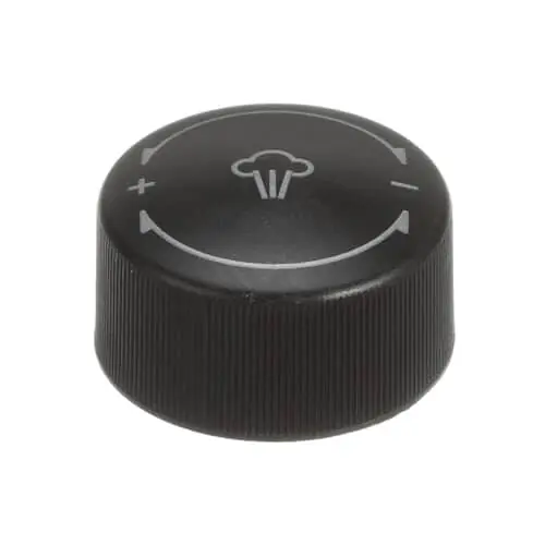 Delonghi 5513230201 Knob Steam Black Skp+spring(w) Ec155