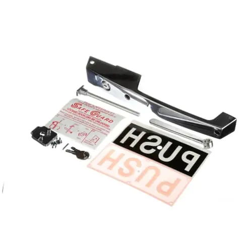 Kason 1239-CV0005 Door Latch Chrome Lever Release Smo