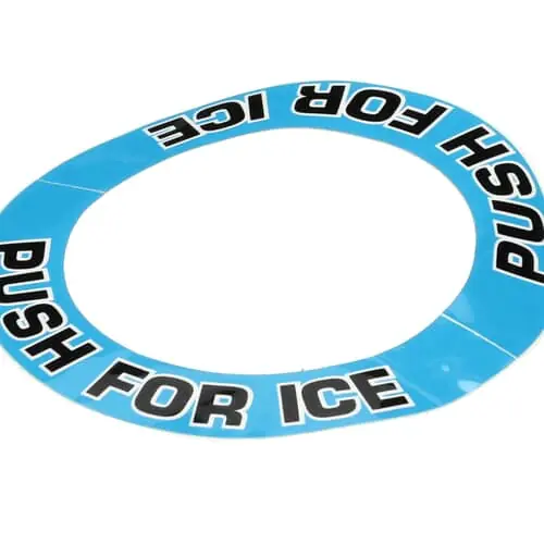 Hoshizaki 4A2472-01 Label - Push Power Replacement MPN