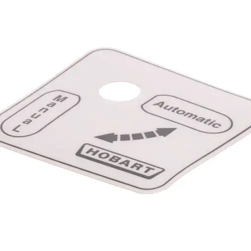Hobart 00-479288 Label, auto/man (Domestic)