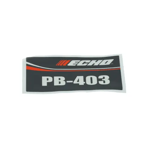 Echo X503002180 Label-model-pb-403 Power