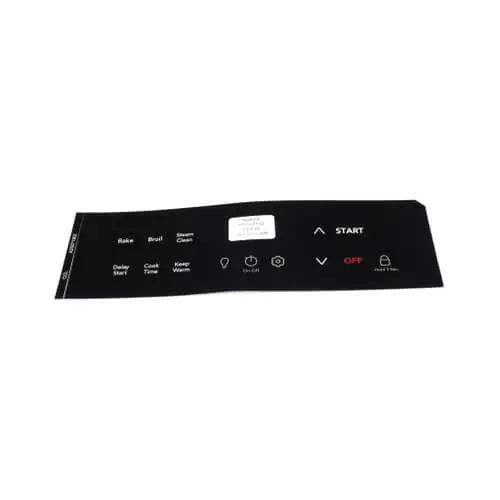 Electrolux 5304534822 Overlay, Controller, Black, Ui305