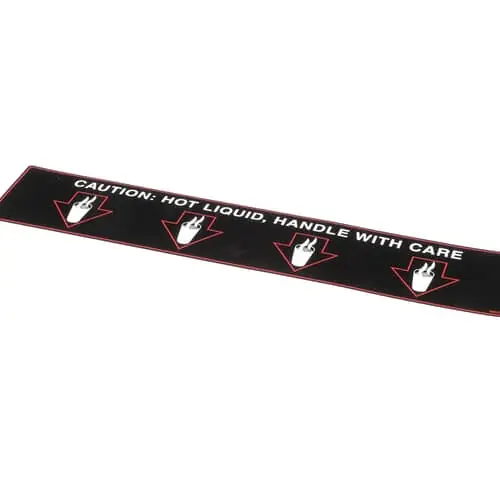 Grindmaster Cecilware NA93AL Label Hot Liquid-gb4d/m/s