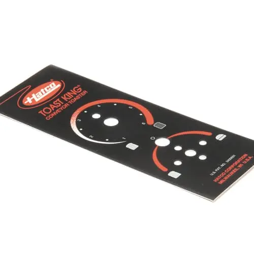Hatco 07.01.217.00 Control Plate, Tk, Toast & Buns