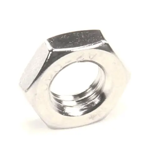 Hobart NS-048-84 Nut, Hex Jam M12 X 1.75 SST